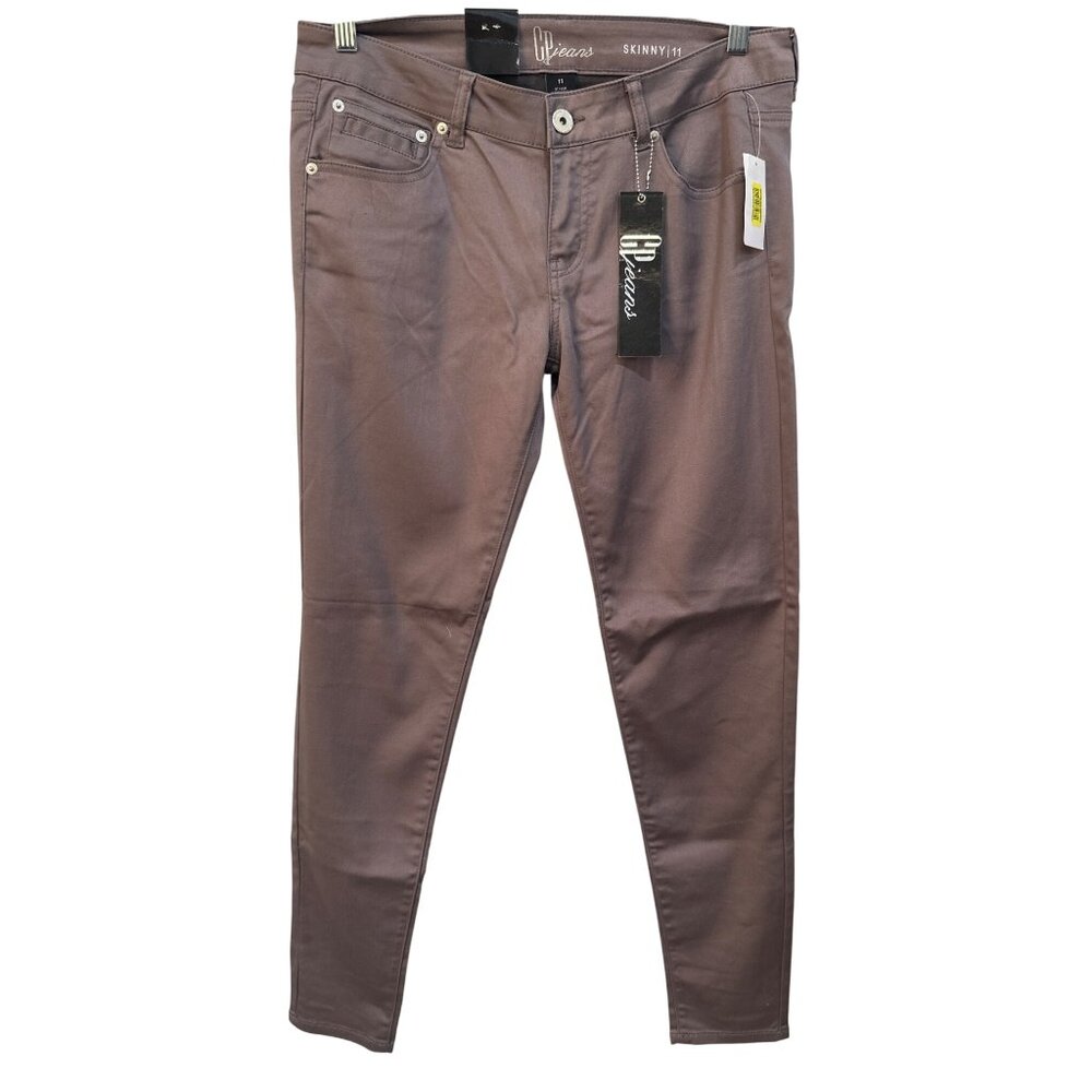 CP Jeans Skinny Fit Jeans Womens 11 Slim Graphite Cotton Blend Grunge Retro NEW